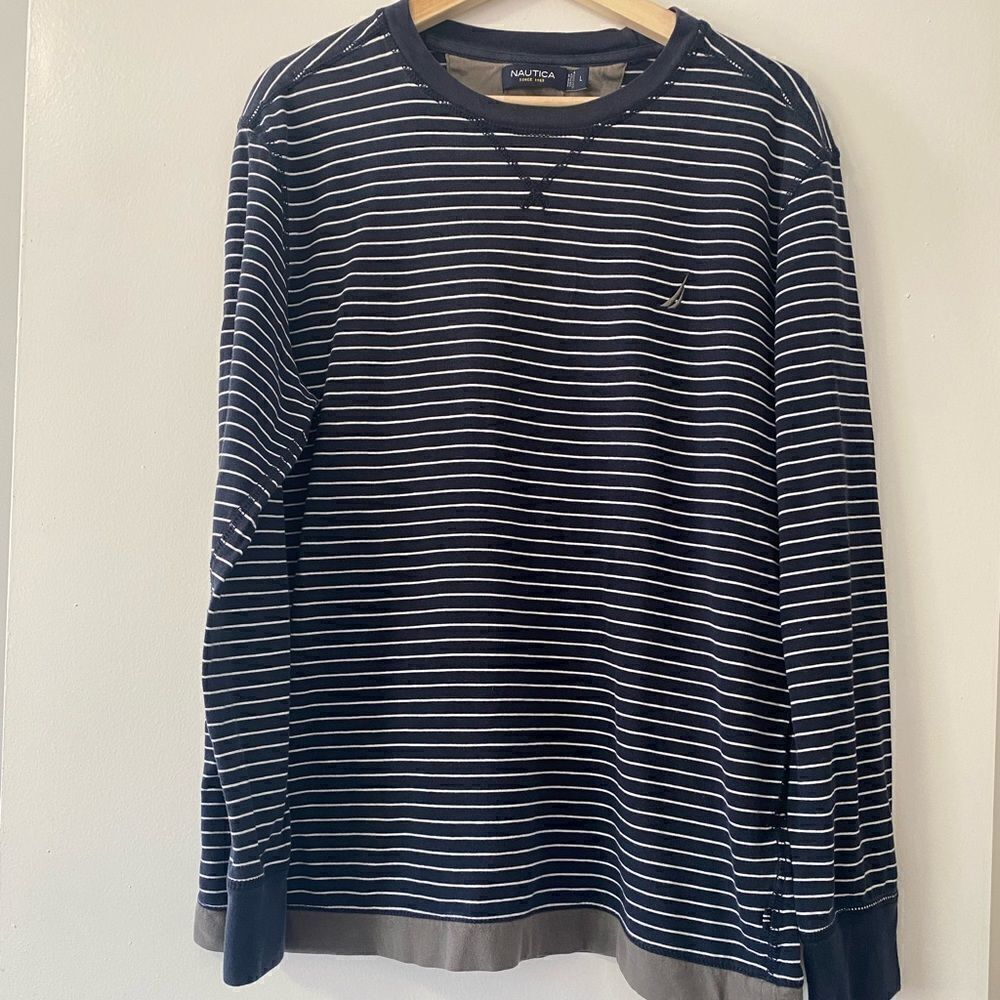 Nautica Long Sleeve Striped pullover